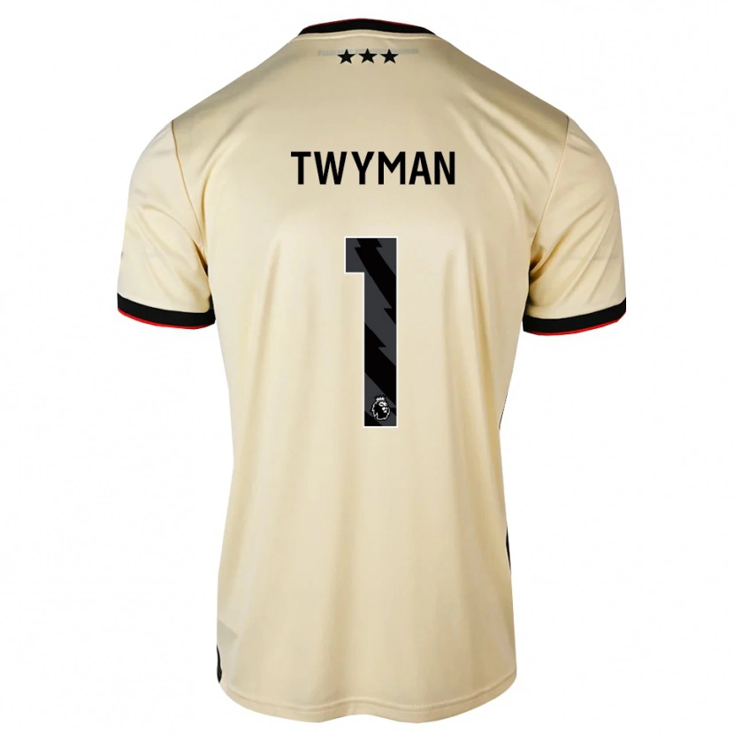 Danxen Män Edward Twyman #1 Citronkaka Svart Röd Bortatröja Matchtröjor 2026/27 Tröjor T-Tröja