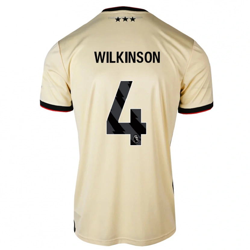 Danxen Män Oliver Wilkinson #4 Citronkaka Svart Röd Bortatröja Matchtröjor 2026/27 Tröjor T-Tröja