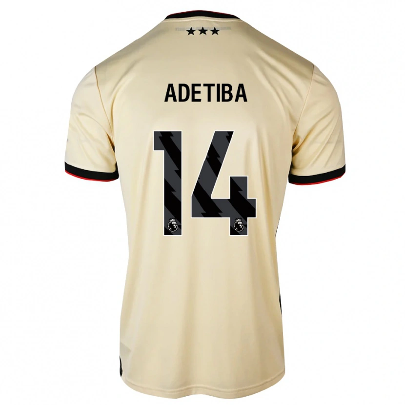 Danxen Män Jayden Adetiba #14 Citronkaka Svart Röd Bortatröja Matchtröjor 2026/27 Tröjor T-Tröja