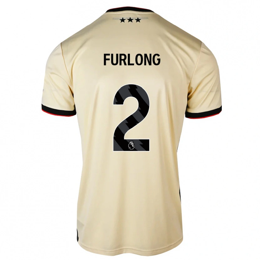 Danxen Män Darnell Furlong #2 Citronkaka Svart Röd Bortatröja Matchtröjor 2026/27 Tröjor T-Tröja