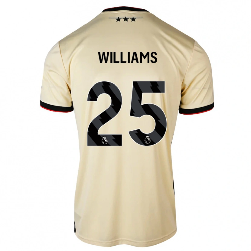 Danxen Män Erin Williams #25 Citronkaka Svart Röd Bortatröja Matchtröjor 2026/27 Tröjor T-Tröja