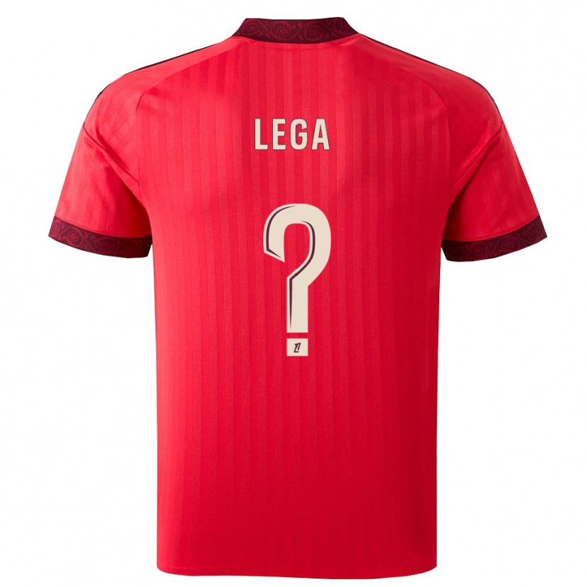 Danxen Män Sekou Lega #0 Vinröd Röd Vit Bortatröja Matchtröjor 2026/27 Tröjor T-Tröja