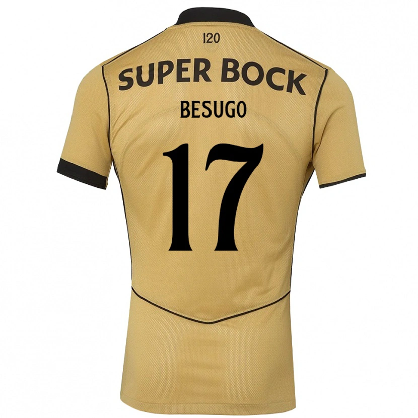Danxen Män Neuza Besugo #17 Gyllene Svart Bortatröja Matchtröjor 2026/27 Tröjor T-Tröja