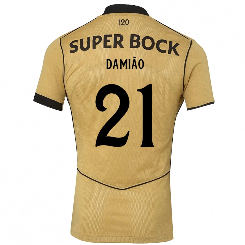 Danxen Män Leonardo Damião #21 Gyllene Svart Bortatröja Matchtröjor 2026/27 Tröjor T-Tröja