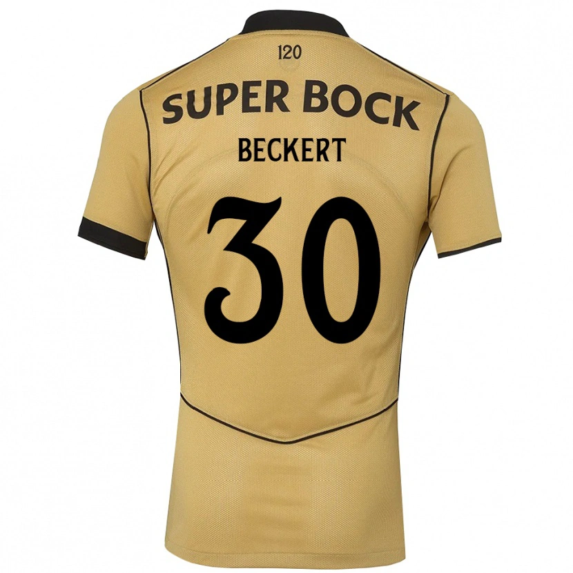 Danxen Män Carolina Beckert #30 Gyllene Svart Bortatröja Matchtröjor 2026/27 Tröjor T-Tröja