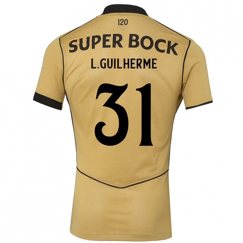 Danxen Män Luís Guilherme #31 Gyllene Svart Bortatröja Matchtröjor 2026/27 Tröjor T-Tröja