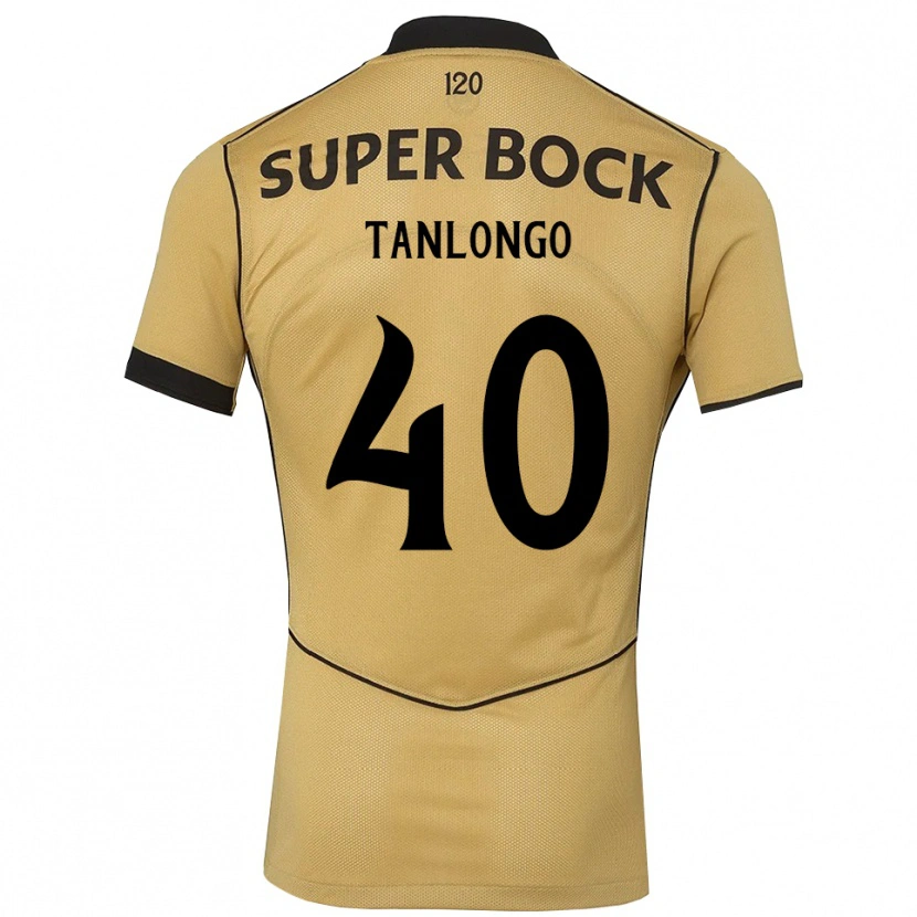 Danxen Män Mateo Tanlongo #40 Gyllene Svart Bortatröja Matchtröjor 2026/27 Tröjor T-Tröja