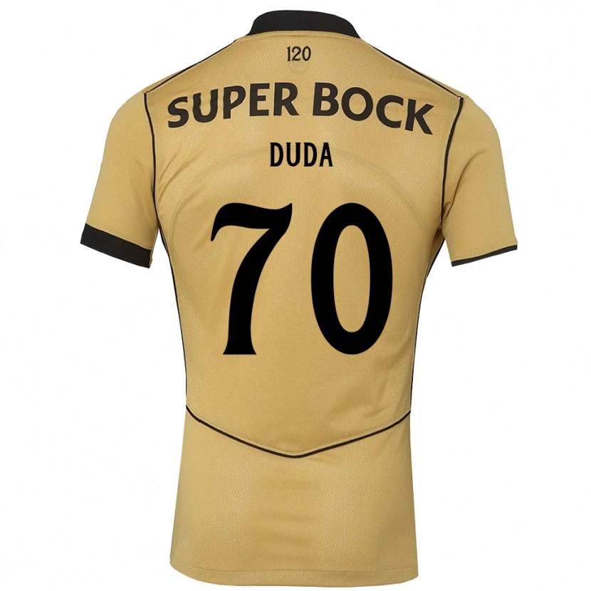 Danxen Män Dudá #70 Gyllene Svart Bortatröja Matchtröjor 2026/27 Tröjor T-Tröja