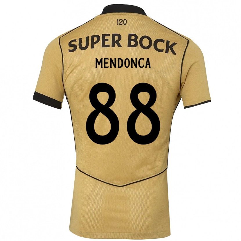 Danxen Män Manuel Mendonça #88 Gyllene Svart Bortatröja Matchtröjor 2026/27 Tröjor T-Tröja