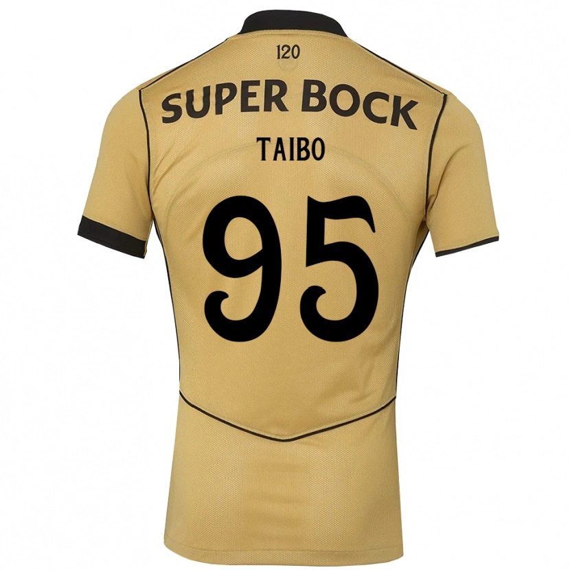 Danxen Män Lucas Taibo #95 Gyllene Svart Bortatröja Matchtröjor 2026/27 Tröjor T-Tröja