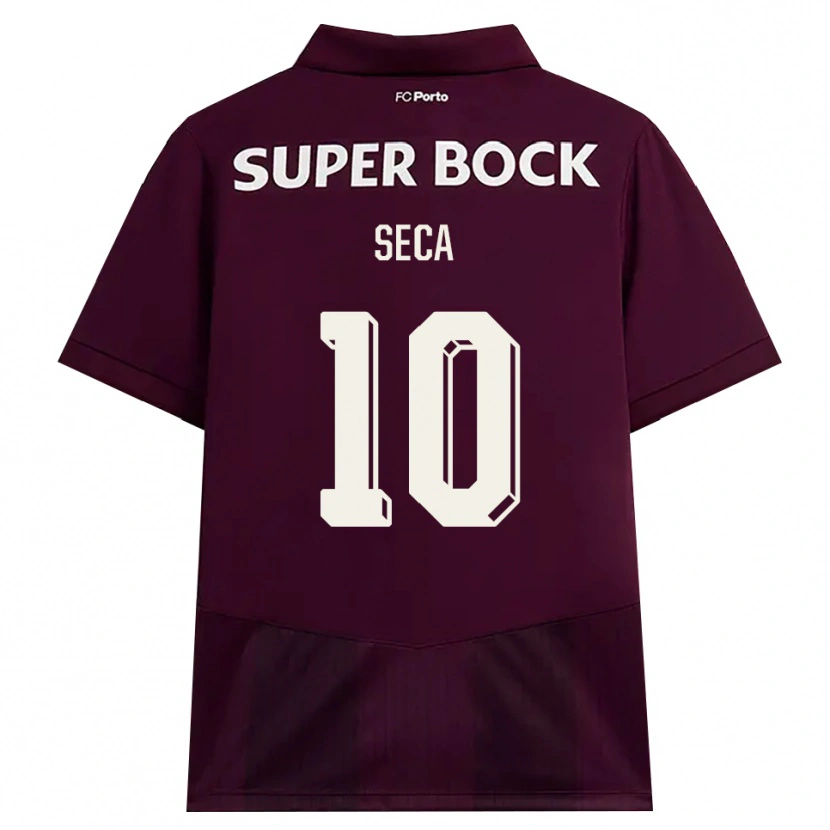 Danxen Män Rodrigo Seca #10 Vinröd Vit Bortatröja Matchtröjor 2026/27 Tröjor T-Tröja
