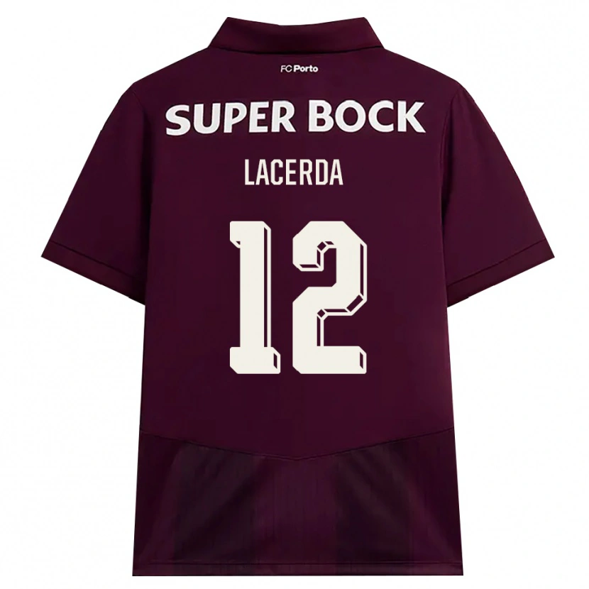 Danxen Män Lacerda #12 Vinröd Vit Bortatröja Matchtröjor 2026/27 Tröjor T-Tröja