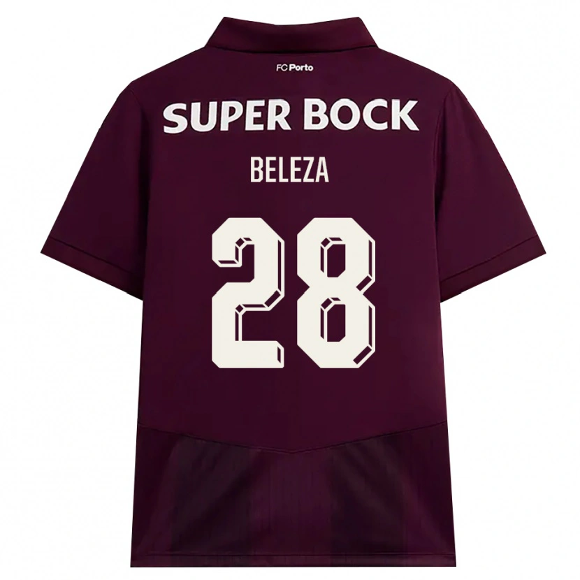 Danxen Män Tatiana Beleza #28 Vinröd Vit Bortatröja Matchtröjor 2026/27 Tröjor T-Tröja