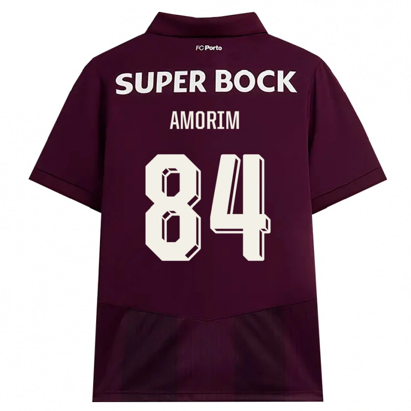 Danxen Män Beatriz Amorim #84 Vinröd Vit Bortatröja Matchtröjor 2026/27 Tröjor T-Tröja