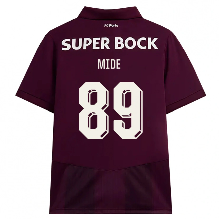 Danxen Män Mateus Mide #89 Vinröd Vit Bortatröja Matchtröjor 2026/27 Tröjor T-Tröja