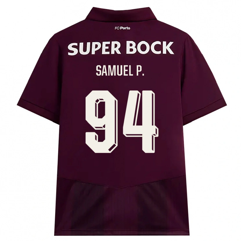 Danxen Män Samuel #94 Vinröd Vit Bortatröja Matchtröjor 2026/27 Tröjor T-Tröja