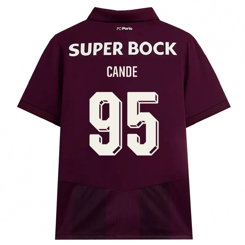 Danxen Män Anhá Cande #95 Vinröd Vit Bortatröja Matchtröjor 2026/27 Tröjor T-Tröja