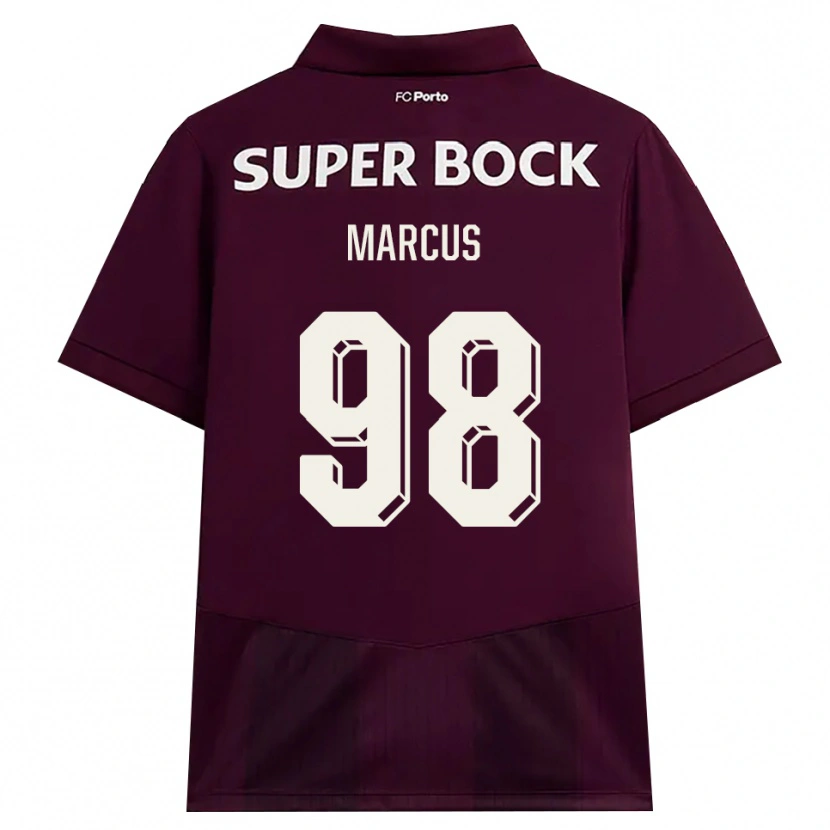 Danxen Män Abraham Marcus #98 Vinröd Vit Bortatröja Matchtröjor 2026/27 Tröjor T-Tröja