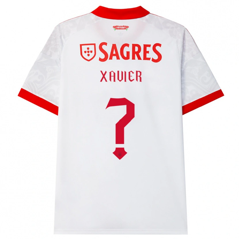 Danxen Män Luiz Xavier #0 Vit Röd Gul Bortatröja Matchtröjor 2026/27 Tröjor T-Tröja
