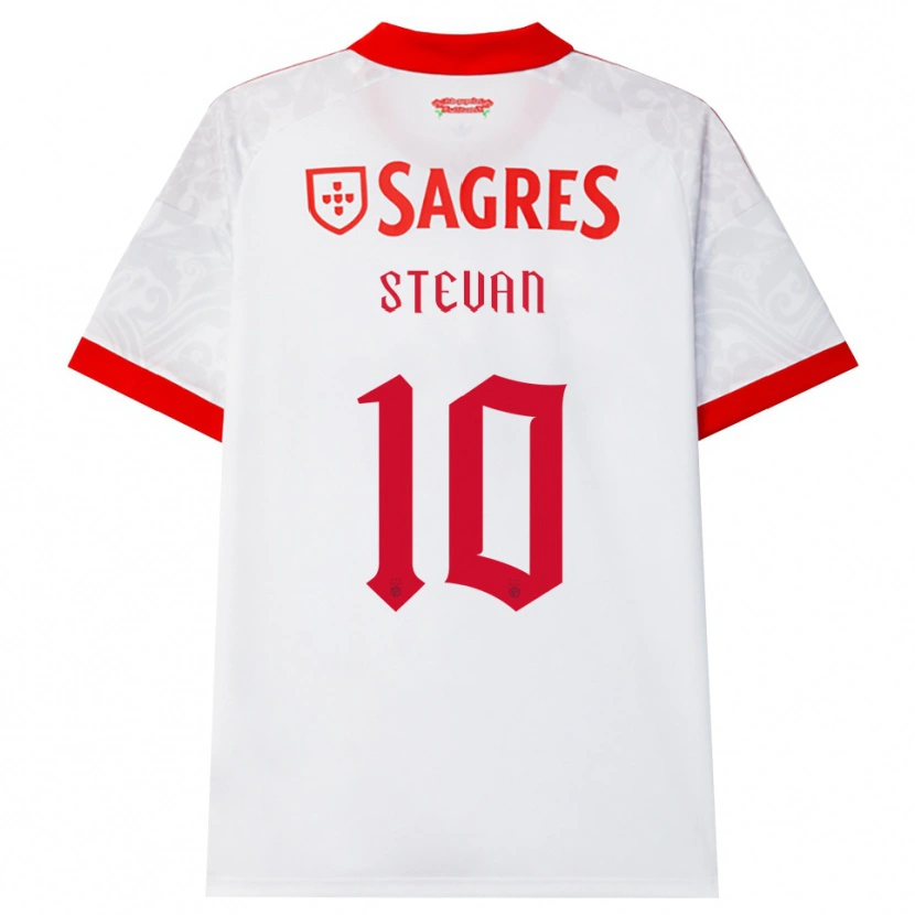 Danxen Män Stevan Pedro Dores Manuel #10 Vit Röd Gul Bortatröja Matchtröjor 2026/27 Tröjor T-Tröja