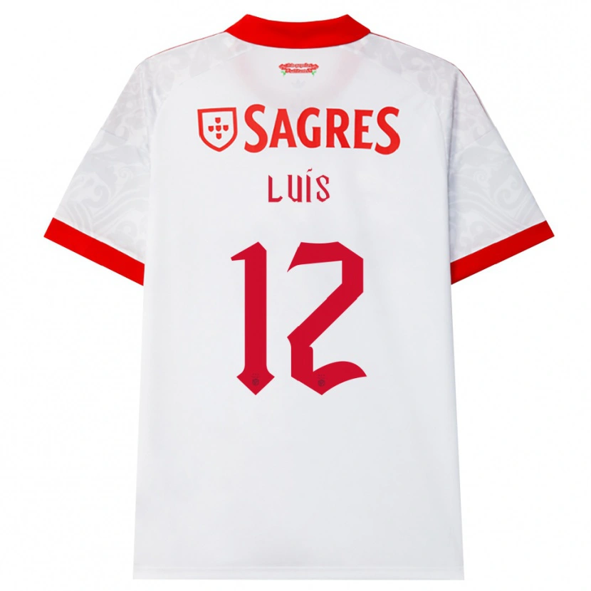 Danxen Män António Luís #12 Vit Röd Gul Bortatröja Matchtröjor 2026/27 Tröjor T-Tröja