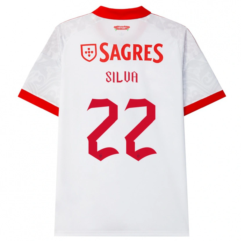 Danxen Män Amelia Silva #22 Vit Röd Gul Bortatröja Matchtröjor 2026/27 Tröjor T-Tröja
