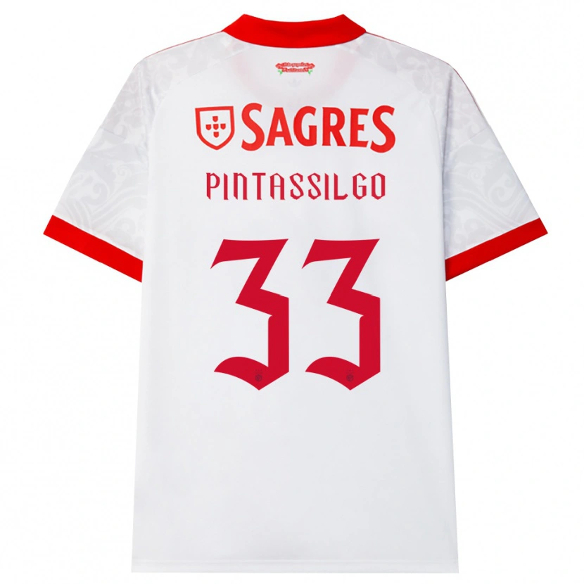 Danxen Män Lara Pintassilgo #33 Vit Röd Gul Bortatröja Matchtröjor 2026/27 Tröjor T-Tröja
