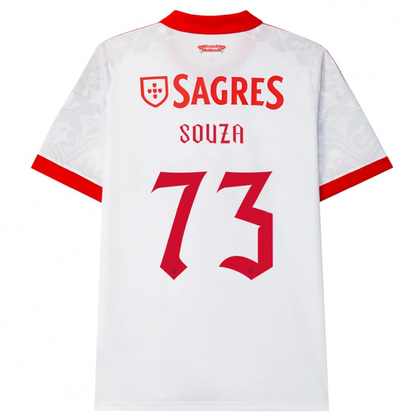 Danxen Män Beni Souza #73 Vit Röd Gul Bortatröja Matchtröjor 2026/27 Tröjor T-Tröja