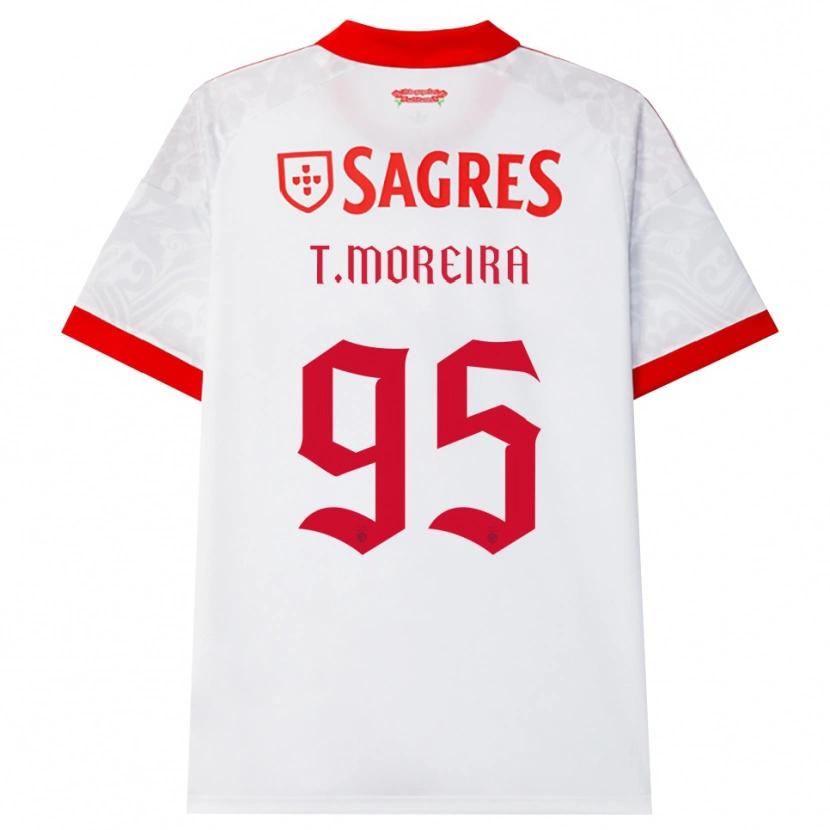 Danxen Män Tomás Cruz #95 Vit Röd Gul Bortatröja Matchtröjor 2026/27 Tröjor T-Tröja