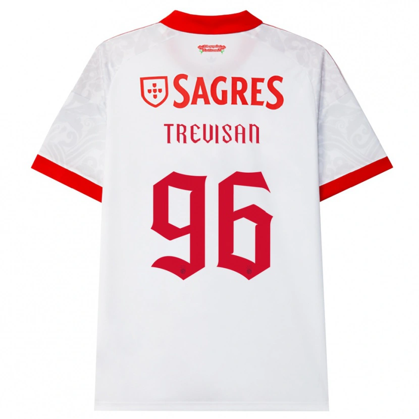 Danxen Män Jelani Dumas #96 Vit Röd Gul Bortatröja Matchtröjor 2026/27 Tröjor T-Tröja