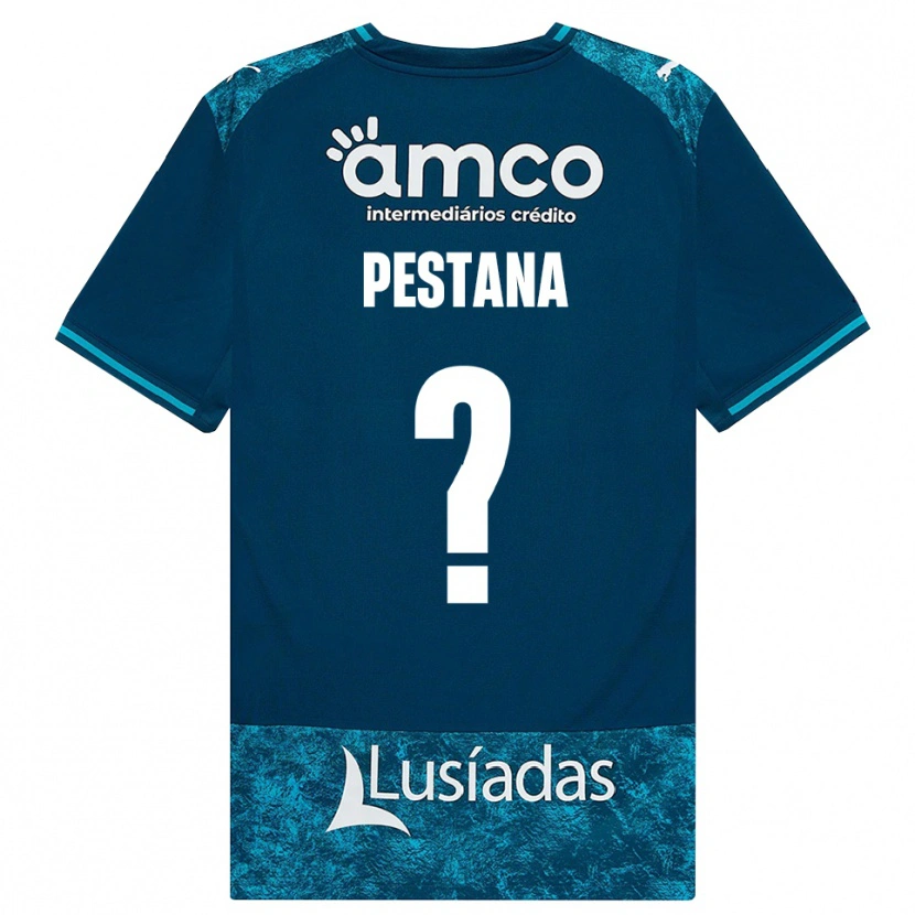 Danxen Män Rafael Pestana #0 Mörk Skiffergrå Mellanturkos Bortatröja Matchtröjor 2026/27 Tröjor T-Tröja
