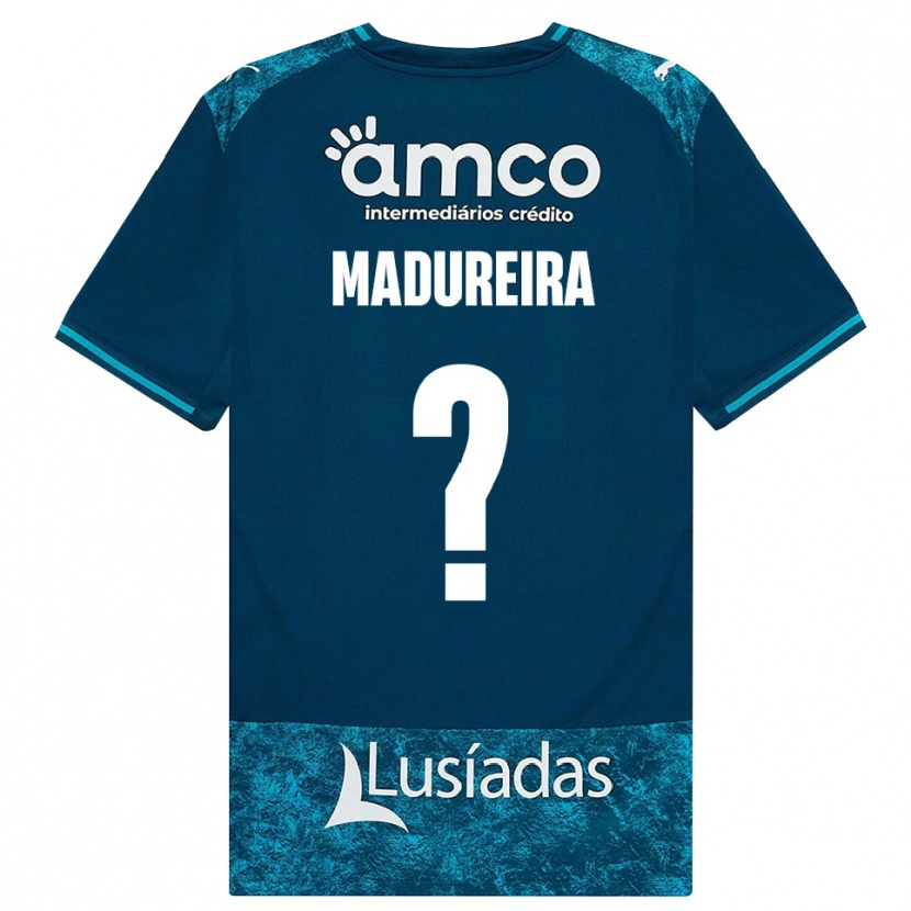Danxen Män João Madureira #0 Mörk Skiffergrå Mellanturkos Bortatröja Matchtröjor 2026/27 Tröjor T-Tröja