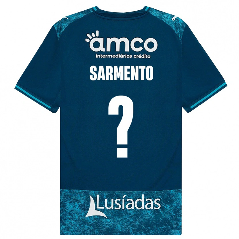 Danxen Män Bernardo Sarmento #0 Mörk Skiffergrå Mellanturkos Bortatröja Matchtröjor 2026/27 Tröjor T-Tröja