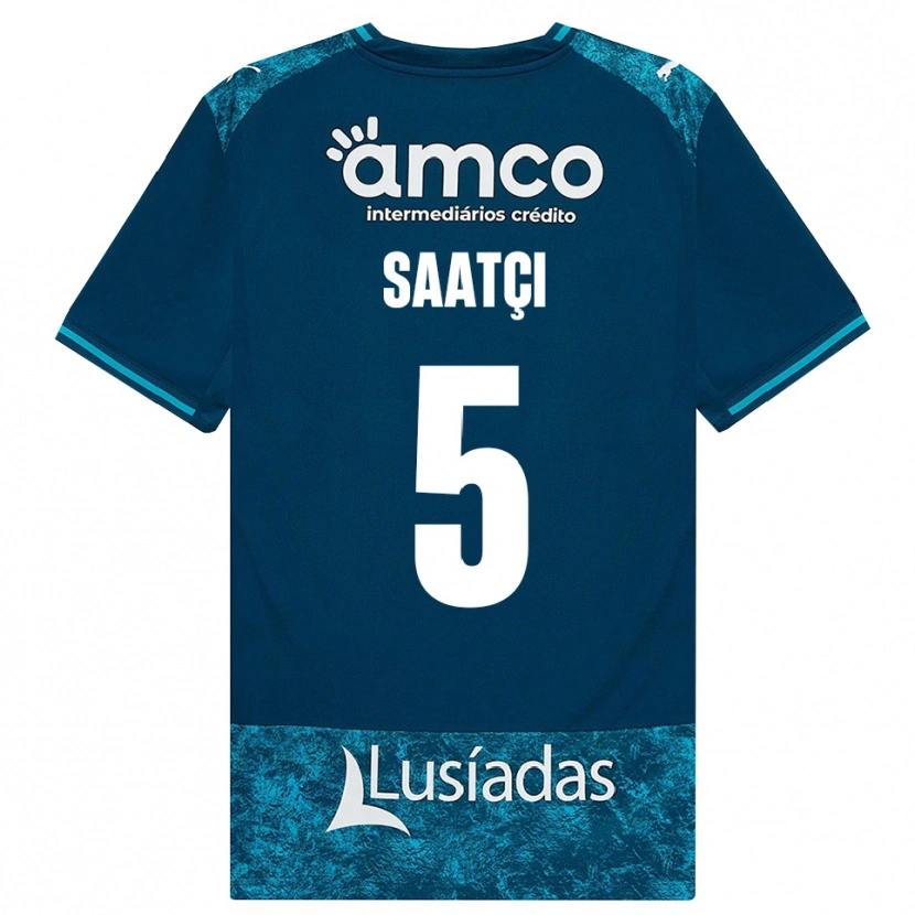 Danxen Män Serdar Saatçı #5 Mörk Skiffergrå Mellanturkos Bortatröja Matchtröjor 2026/27 Tröjor T-Tröja
