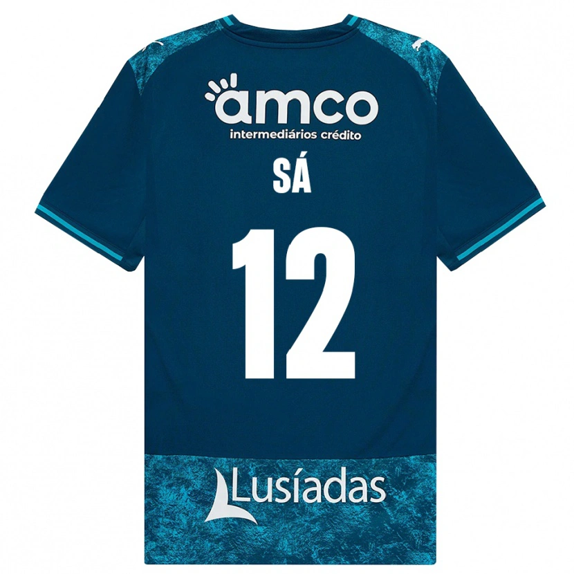 Danxen Män Tiago Sá #12 Mörk Skiffergrå Mellanturkos Bortatröja Matchtröjor 2026/27 Tröjor T-Tröja