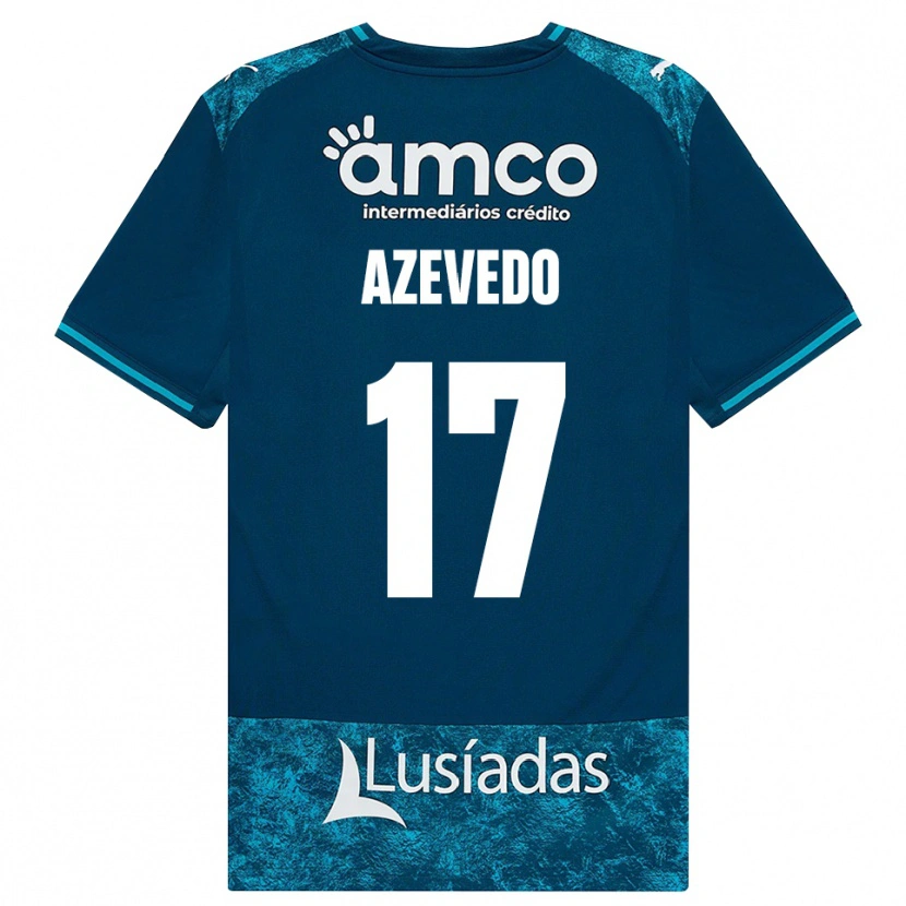 Danxen Män Mariana Azevedo #17 Mörk Skiffergrå Mellanturkos Bortatröja Matchtröjor 2026/27 Tröjor T-Tröja