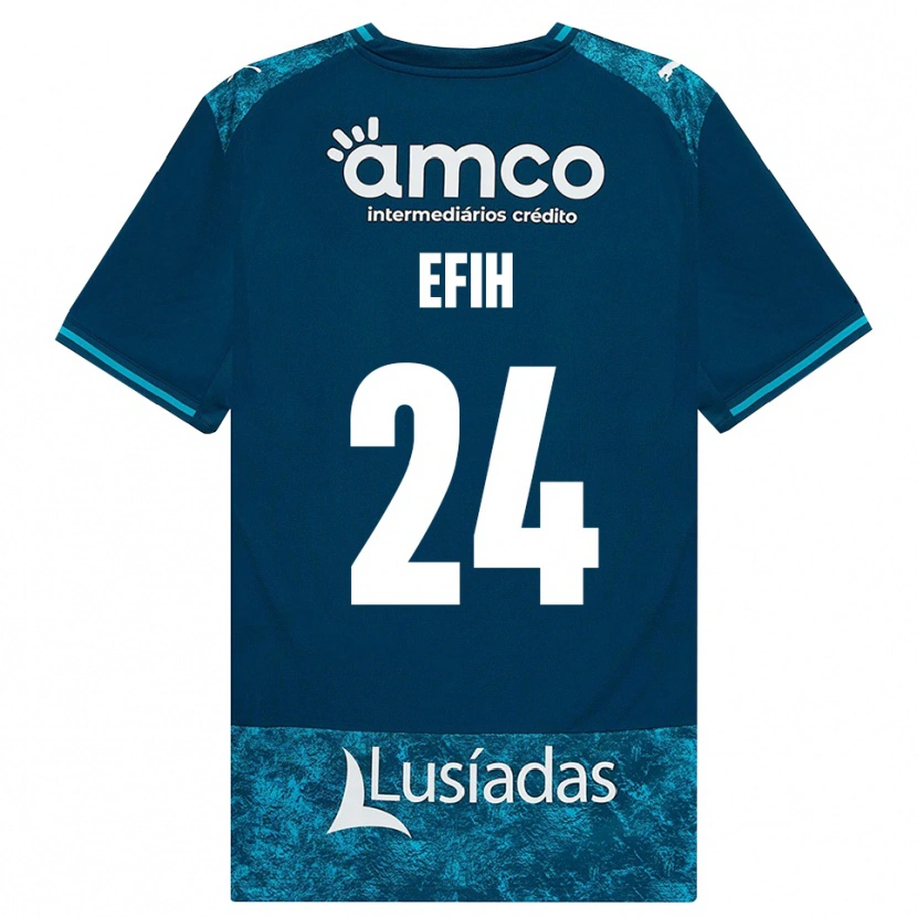 Danxen Män Peace Efih #24 Mörk Skiffergrå Mellanturkos Bortatröja Matchtröjor 2026/27 Tröjor T-Tröja