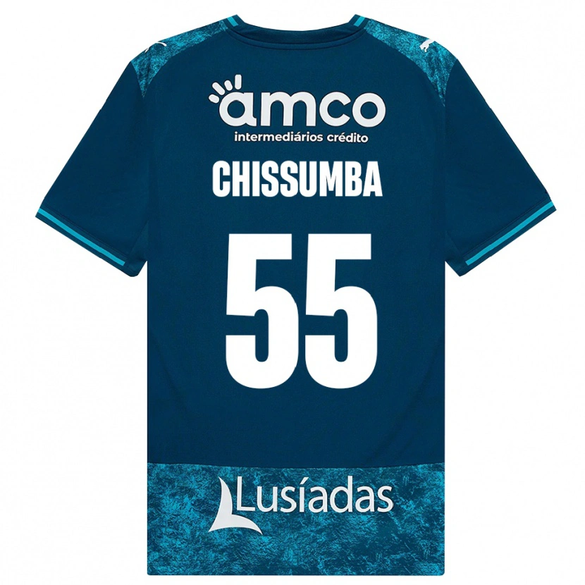 Danxen Män Chissumba #55 Mörk Skiffergrå Mellanturkos Bortatröja Matchtröjor 2026/27 Tröjor T-Tröja