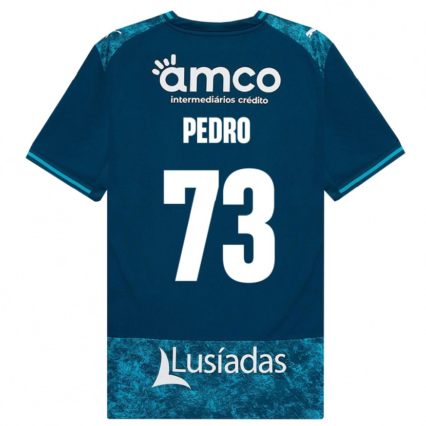 Danxen Män Zé Pedro #73 Mörk Skiffergrå Mellanturkos Bortatröja Matchtröjor 2026/27 Tröjor T-Tröja