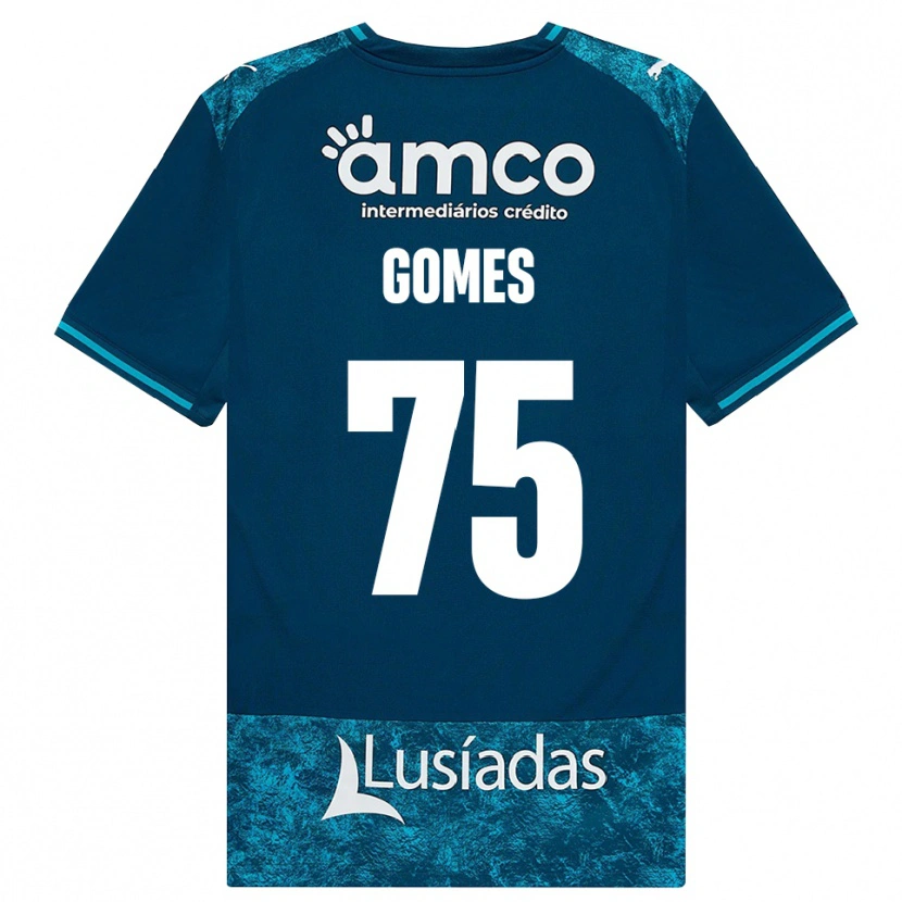 Danxen Män Tomás Müller #75 Mörk Skiffergrå Mellanturkos Bortatröja Matchtröjor 2026/27 Tröjor T-Tröja