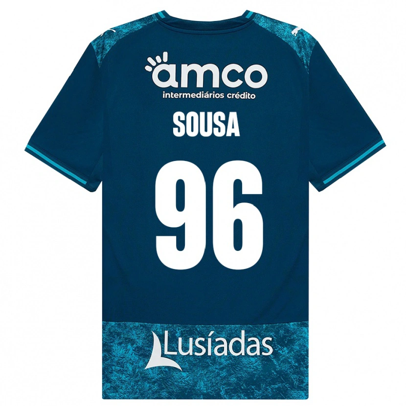 Danxen Män Afonso Dias Sousa #96 Mörk Skiffergrå Mellanturkos Bortatröja Matchtröjor 2026/27 Tröjor T-Tröja