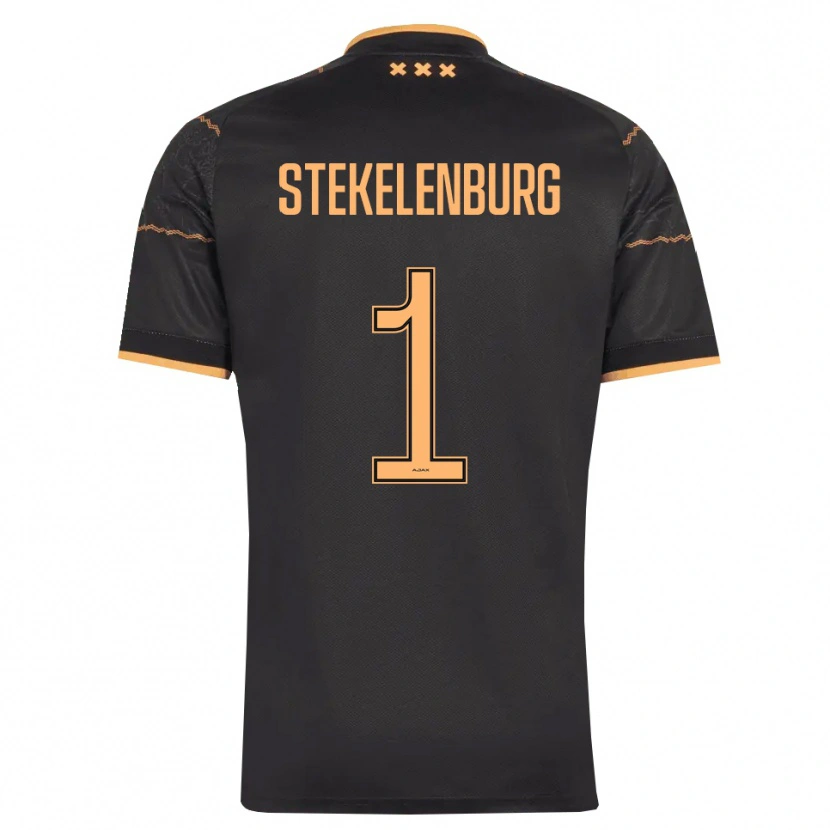 Danxen Män Maarten Stekelenburg #1 Svart Orange Bortatröja Matchtröjor 2026/27 Tröjor T-Tröja