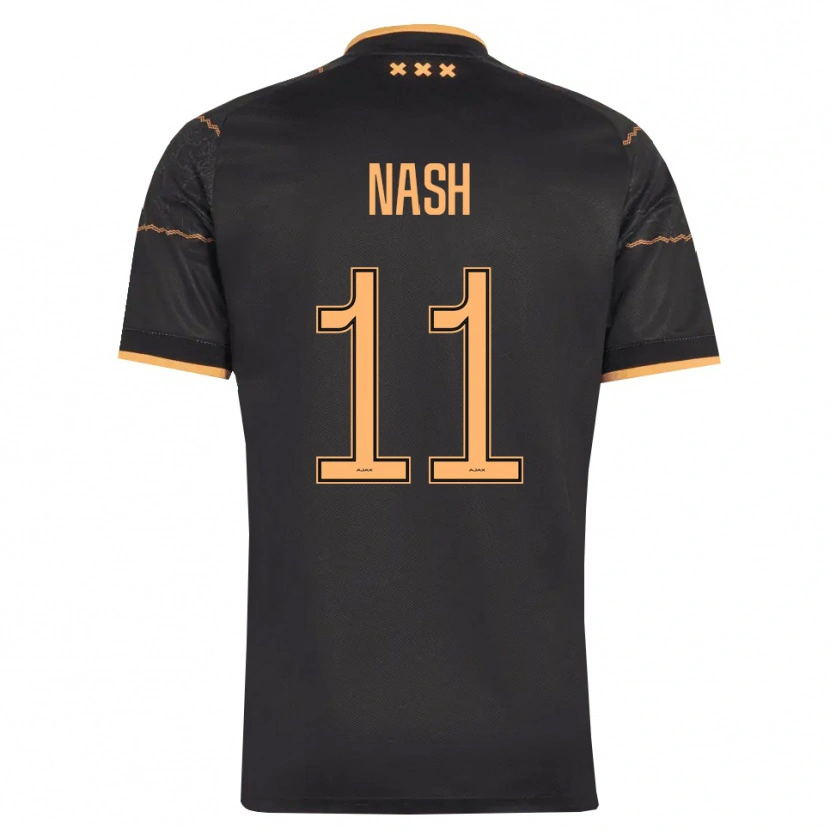 Danxen Män Pharell Nash #11 Svart Orange Bortatröja Matchtröjor 2026/27 Tröjor T-Tröja