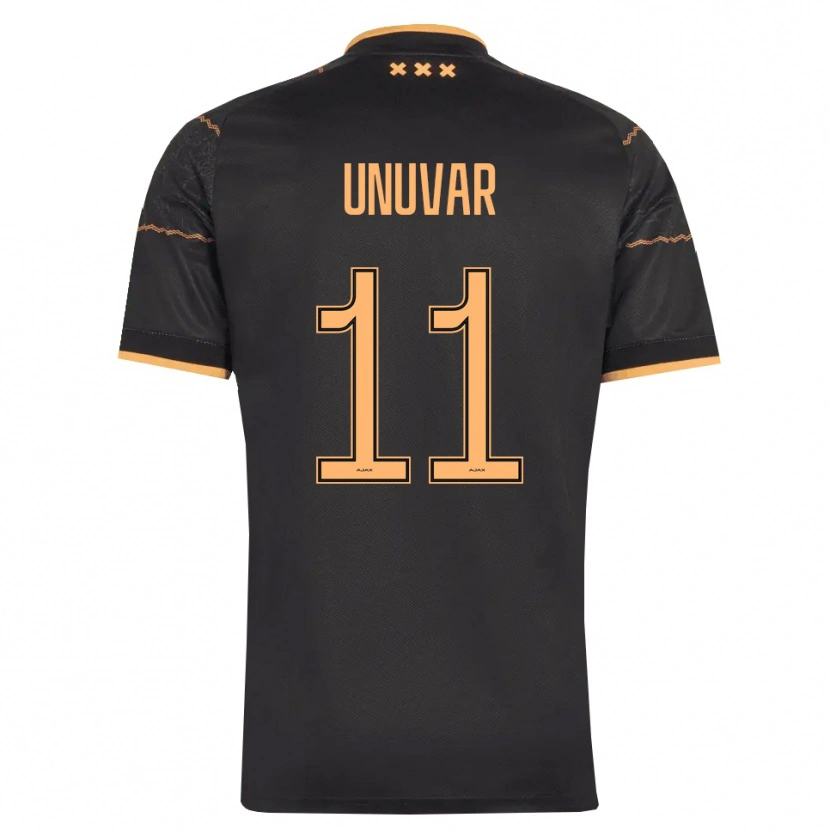 Danxen Män Naci Unuvar #11 Svart Orange Bortatröja Matchtröjor 2026/27 Tröjor T-Tröja