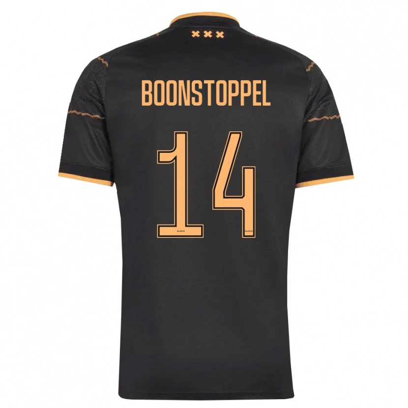 Danxen Män Jesse Boonstoppel #14 Svart Orange Bortatröja Matchtröjor 2026/27 Tröjor T-Tröja