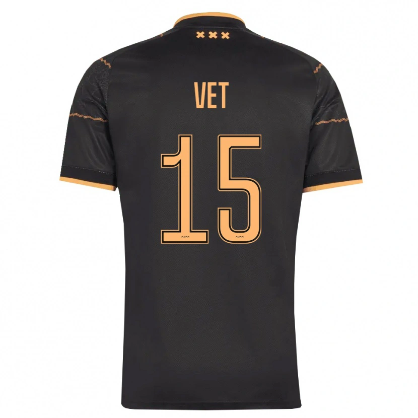 Danxen Män Javier Vet #15 Svart Orange Bortatröja Matchtröjor 2026/27 Tröjor T-Tröja