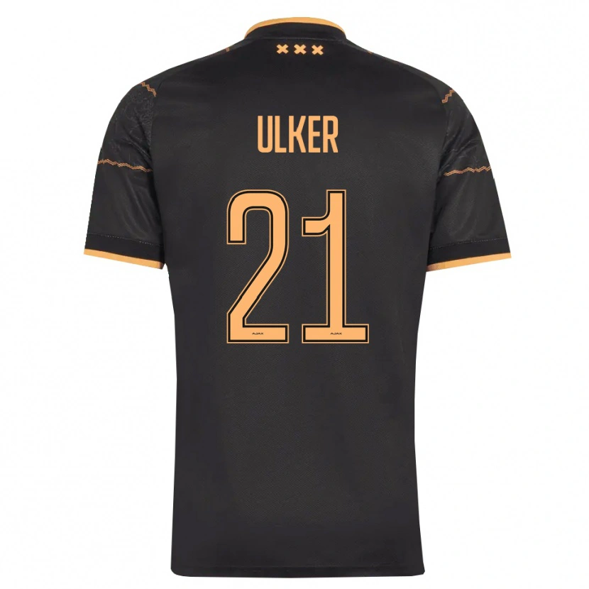 Danxen Män Ufuk Ulker #21 Svart Orange Bortatröja Matchtröjor 2026/27 Tröjor T-Tröja