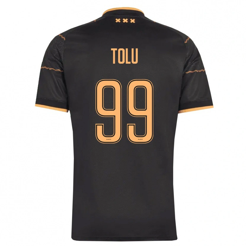 Danxen Män Tolu Arokodare #99 Svart Orange Bortatröja Matchtröjor 2026/27 Tröjor T-Tröja
