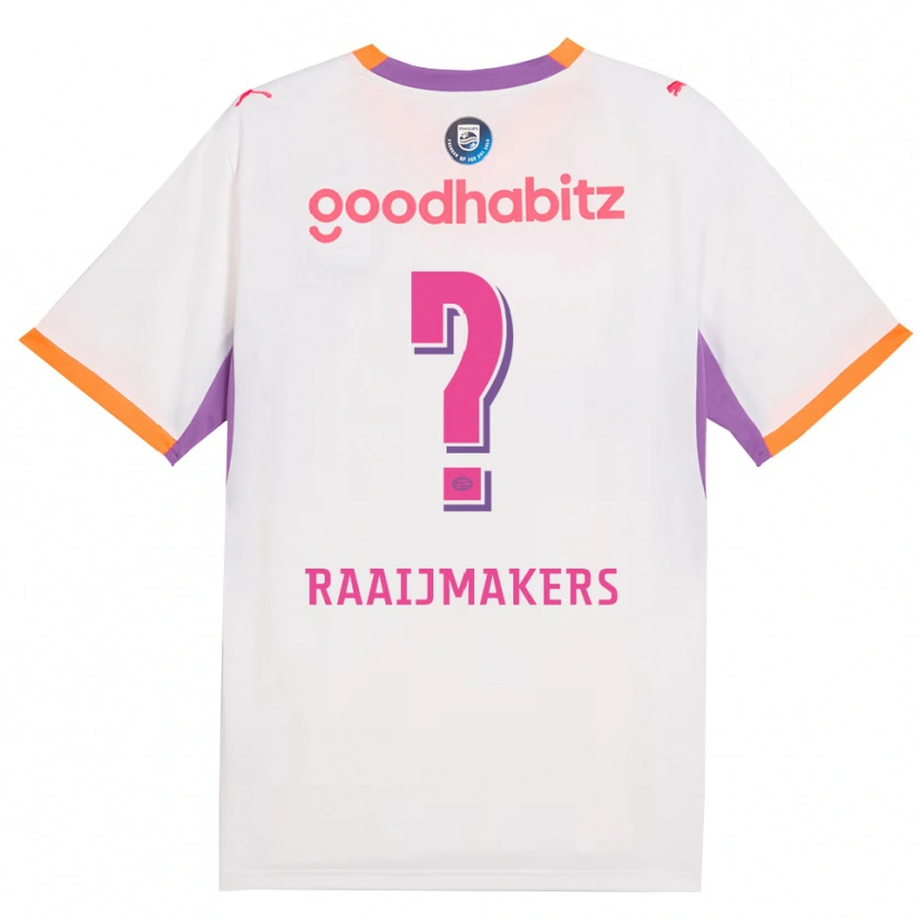 Danxen Män Lars Raaijmakers #0 Vit Lila Orange Bortatröja Matchtröjor 2026/27 Tröjor T-Tröja