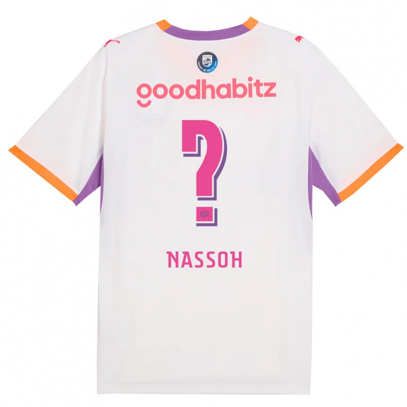 Danxen Män Mohamed Nassoh #0 Vit Lila Orange Bortatröja Matchtröjor 2026/27 Tröjor T-Tröja